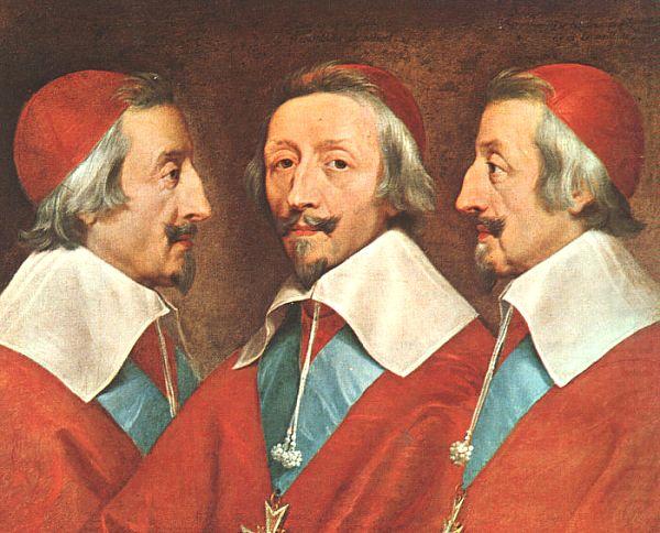 Philippe de Champaigne Triple Portrait of Richelieu china oil painting image